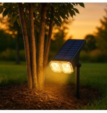 Lampa LED solarna wbijana duo | LVT