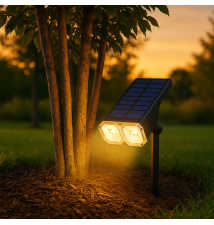Lampa LED solarna wbijana duo