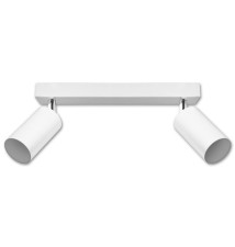Kinkiet GU10 LED Bardo ruchomy x2 biały | LVT