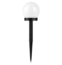 Lampa LED solarna wbijana kula ogrodowa 10cm | LVT