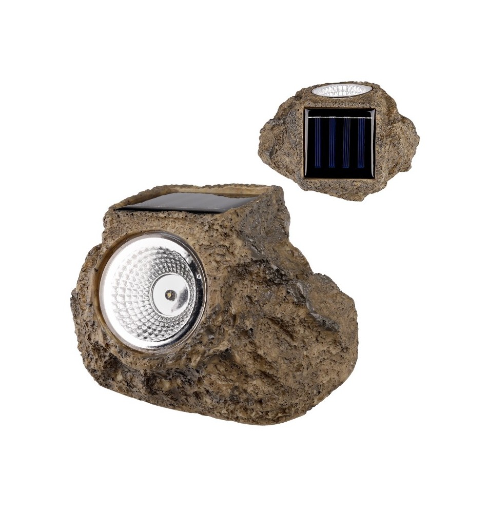 14.5 cm Solar LED Stone Lamp | LVT