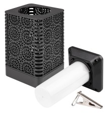 Lampa LED solarna dekoracyjna płomień kwadrat