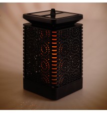 Lampa LED solarna dekoracyjna płomień kwadrat