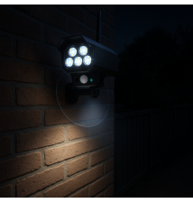 Lampa LED solarna atrapa kamery SMD czujnik ruchu
