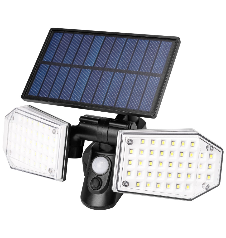 Naświetlacz LED solarny IP65 78xSMD PIR | LVT