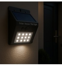 Lampa LED solarna 20xSMD czujnik zmierzchu | LVT