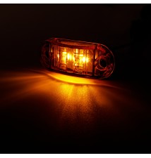 Lampa obrysowa LED 12-24V 2xSMD pomarańczowa | LVT