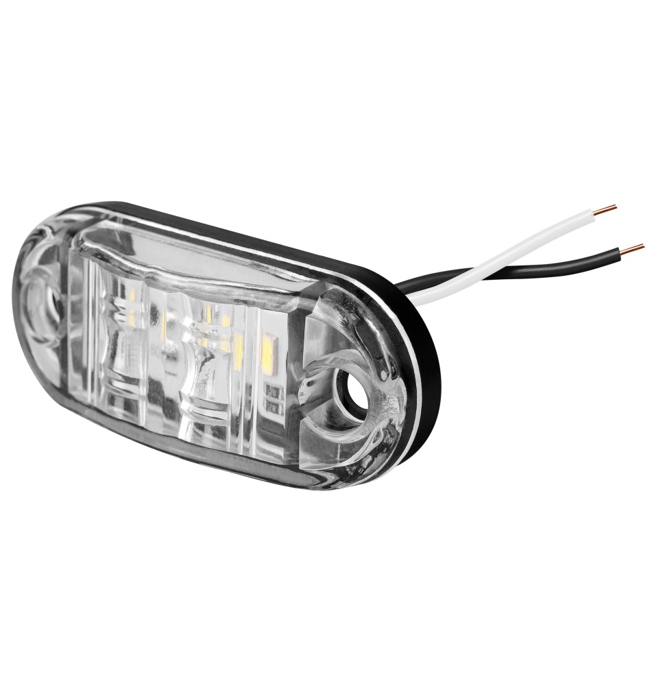 Lampa obrysowa LED 12-24V 2xSMD biała