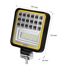 Lampa LED Robocza 10-60V 126W z kierunkowskazem