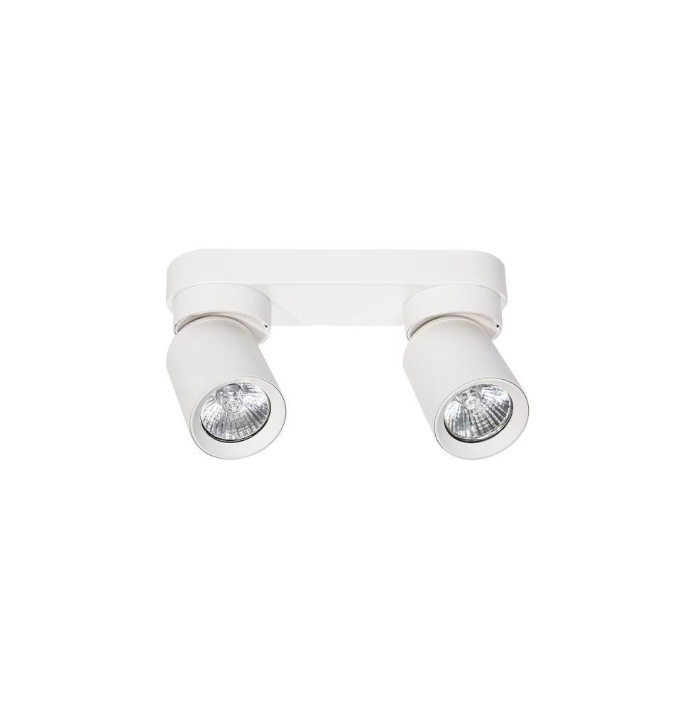 Kinkiet GU10 LED Timo ruchomy x2 biały | LVT