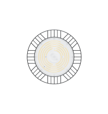 Lampa LED High Bay ADC 200W 4000K Zhaga