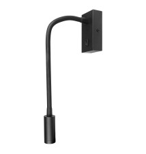 Kinkiet do czytania Leo LED 3W 4000K czarny | LVT