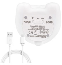 Lampa LED MasterLedziak dziecięca królik RGBWW