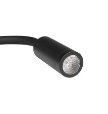 Leo LED 3W 4000K Black Reading Wall Sconce | LVT