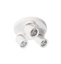 Kinkiet GU10 LED Timo ruchomy x3 biały okrągły