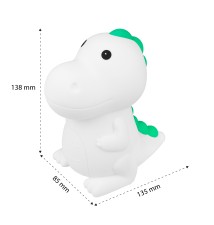 Lampa LED MasterLedziak dziecięca dinozaur RGBWW