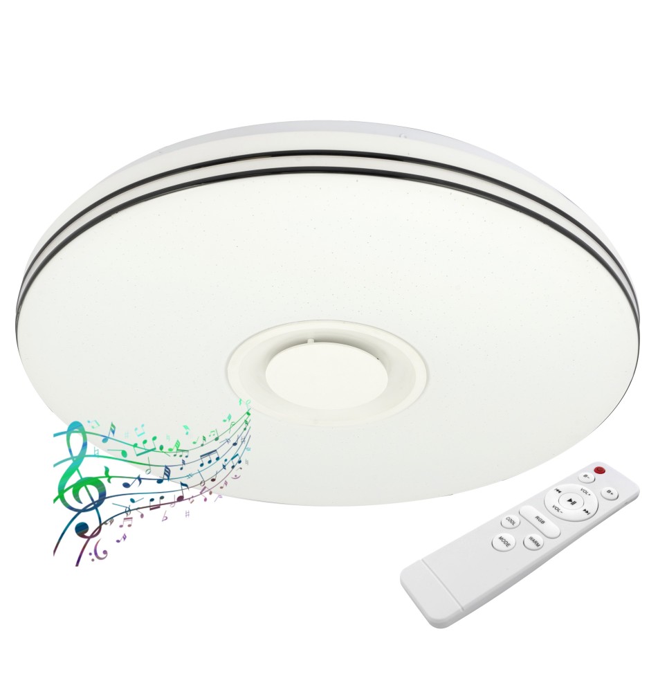 Plafon Led Nevada 72W 500mm RGBW CCT Głośnik Pilot | LVT