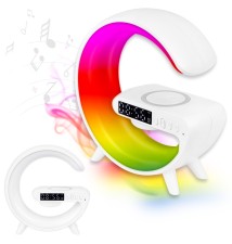 Lampa biurkowa G LED RGB 5W QI Głośnik 155mm