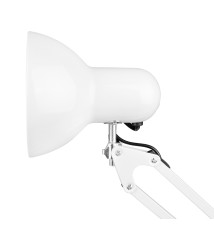 Lampa biurkowa kreślarska Lena E27 biała