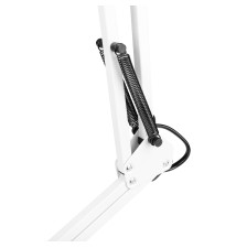 Lampa biurkowa kreślarska Lena E27 biała