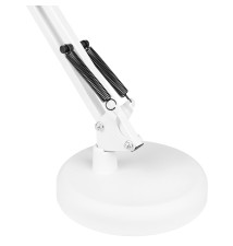 Lampa biurkowa kreślarska Lena E27 biała