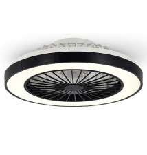 Plafon Led Kleo 36W+15W 3CCT wentylator 50cm czarny