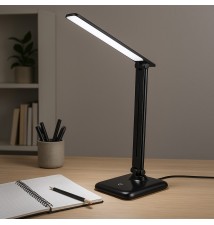 Lampa biurkowa Marina LED 4500K 9W czarna | LVT