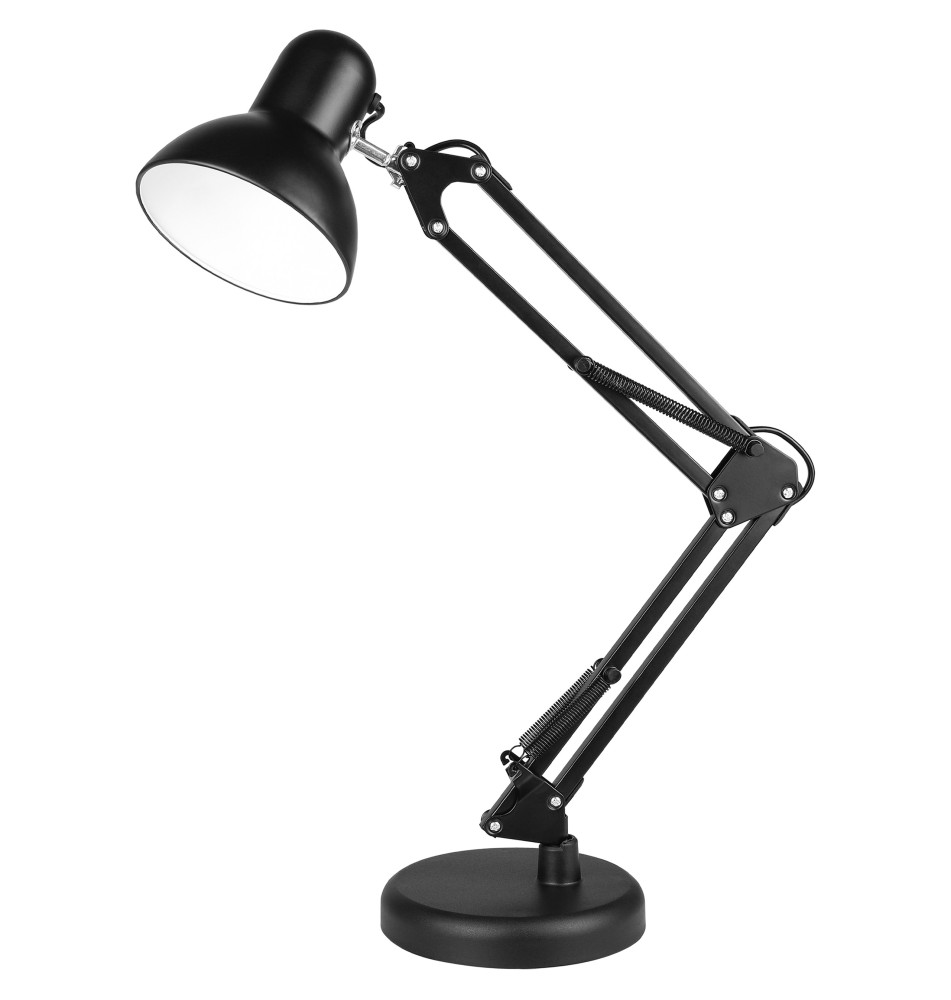 Lampa biurkowa kreślarska Lena E27 czarna