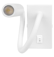 Kinkiet do czytania Leo LED 3W 4000K biały | LVT