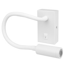 Leo LED 3W 4000K White Reading Wall Sconce | LVT