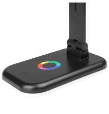 Lampa biurkowa Alma LED RGB + CCT 12W czarna | LVT