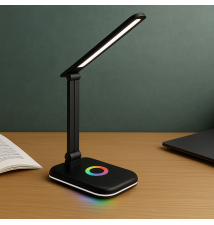 Lampa biurkowa Alma LED RGB + CCT 12W czarna