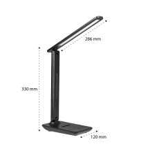 Lampa biurkowa Kivo LED CCT 5W czarna | LVT