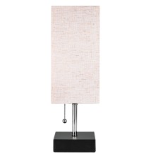 Lampa biurkowa Boro E27 1x USB-A + 1x USB-C | LVT
