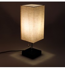 Lampa biurkowa Boro E27 1x USB-A + 1x USB-C