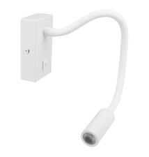 Kinkiet do czytania Leo LED 3W 4000K biały | LVT