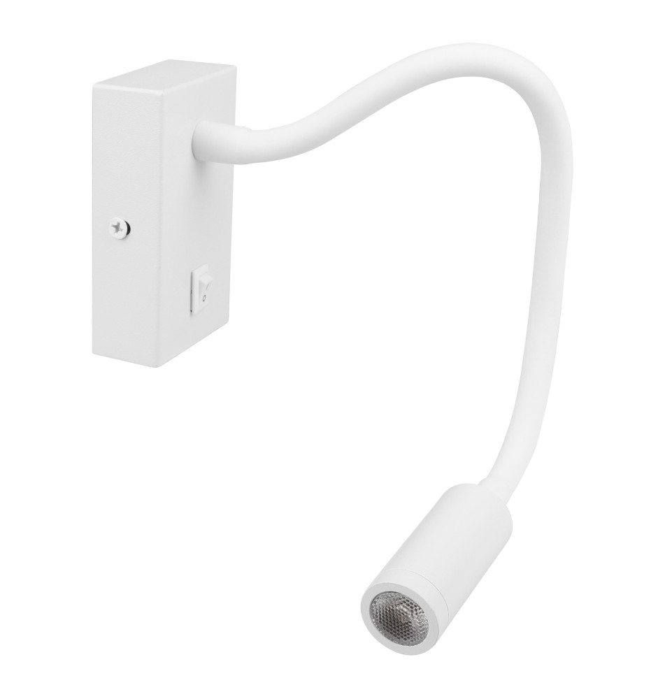 Kinkiet do czytania Leo LED 3W 4000K biały | LVT