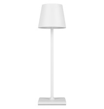 Lampa biurkowa Solio LED 4000K akumulator biała | LVT