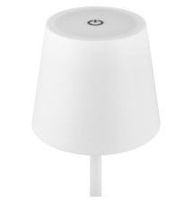 Lampa biurkowa Solio LED 4000K akumulator biała | LVT