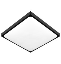 Plafon Luvo 2xE27 kwadrat czarny | LVT