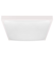 Luvo 2xE27 Square Ceiling Light, White | LVT