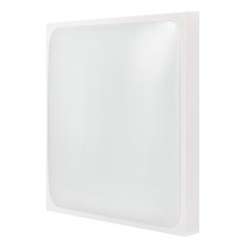 Plafon Luvo 2xE27 kwadrat biały z czujnikiem mikrofalowym