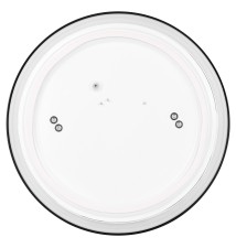 Plafon Luvo 2xE27 okrągły czarny z czujnikiem mikrofalowym