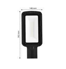 Lampa uliczna LED SMD 50W 4500K Czarny | LVT