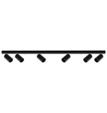 Kinkiet GU10 LED Bardo ruchomy x6 czarny | LVT