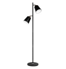 Koko Floor Lamp, 2x E27, 140 cm, Black + Gold | LVT