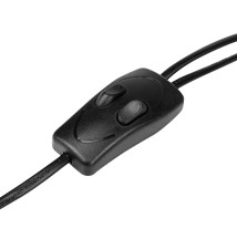 Lampa podłogowa Koko 2x E27 140cm czarna + złota