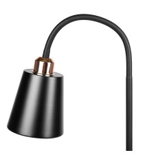 Koko Floor Lamp, 1x E27, 145 cm, Black + Gold | LVT