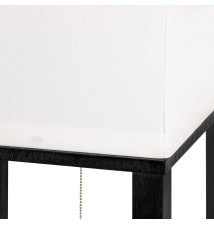 Lampa podłogowa Ganto 1xE27 160cm czarna