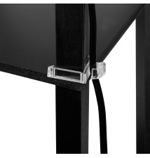 Lampa podłogowa Ganto 1xE27 160cm czarna